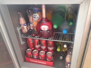 Stocked outdoor fridge in VN53 Menorca